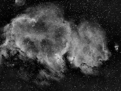 Nebulae in Monochrome